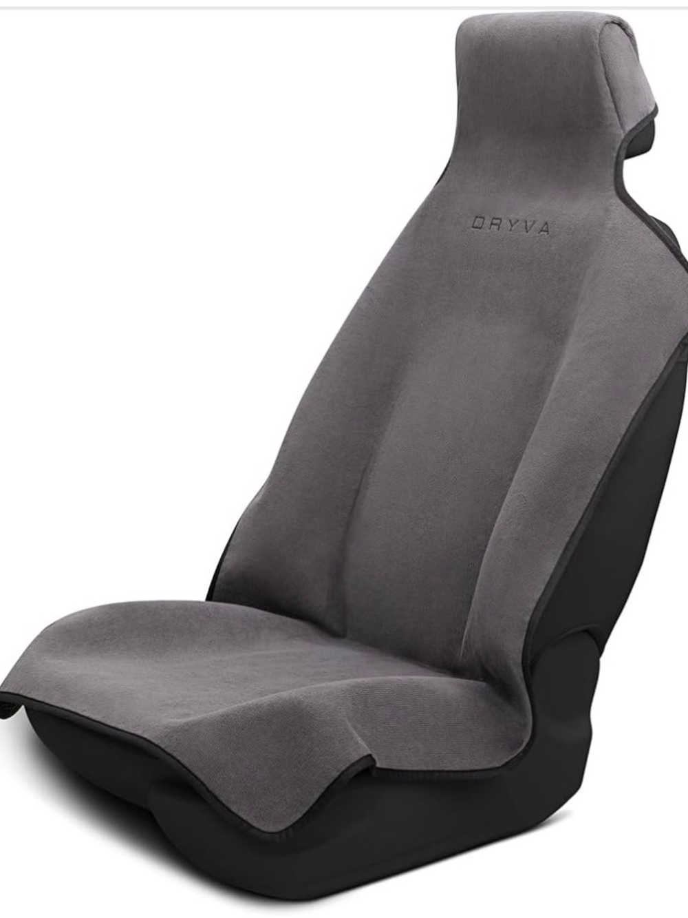 DRYVA Gray Plush Car Seat Covers